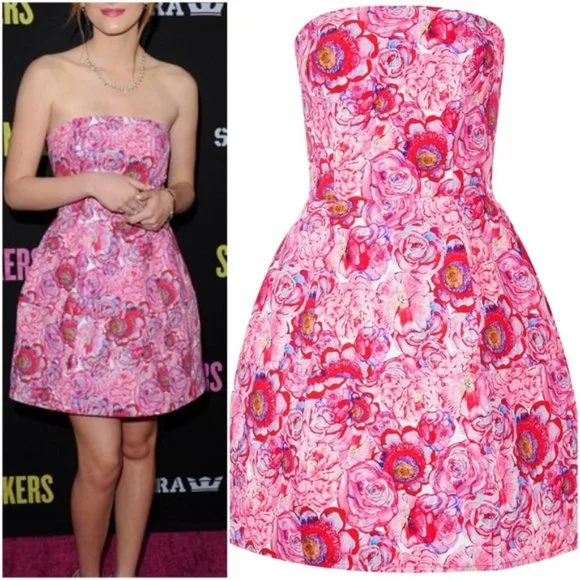 topshop dress pink Topshop
